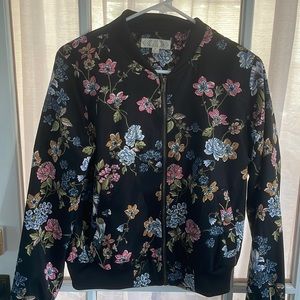 Floral print jacket